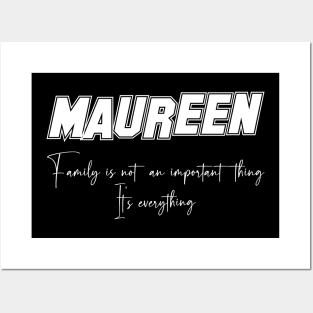 Maureen Second Name, Maureen Family Name, Maureen Middle Name Posters and Art